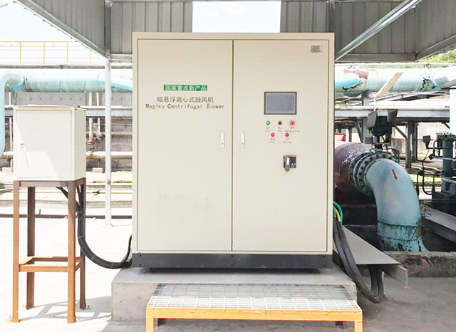弗洛德磁懸浮鼓風機無需設備基建即可運行，操作簡單！